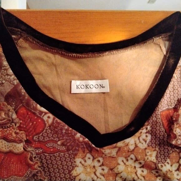 Mesh floral print long sleeve - Picture 4 of 6